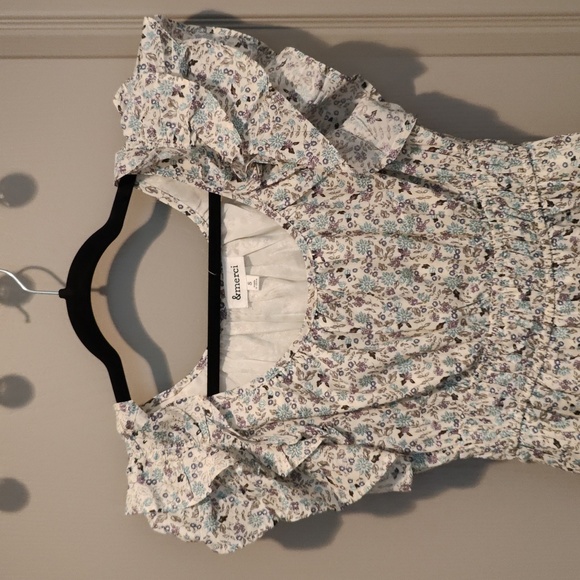 Vici Pocketed Primrose Ruffle Floral Dress Small - Picture 8 of 16